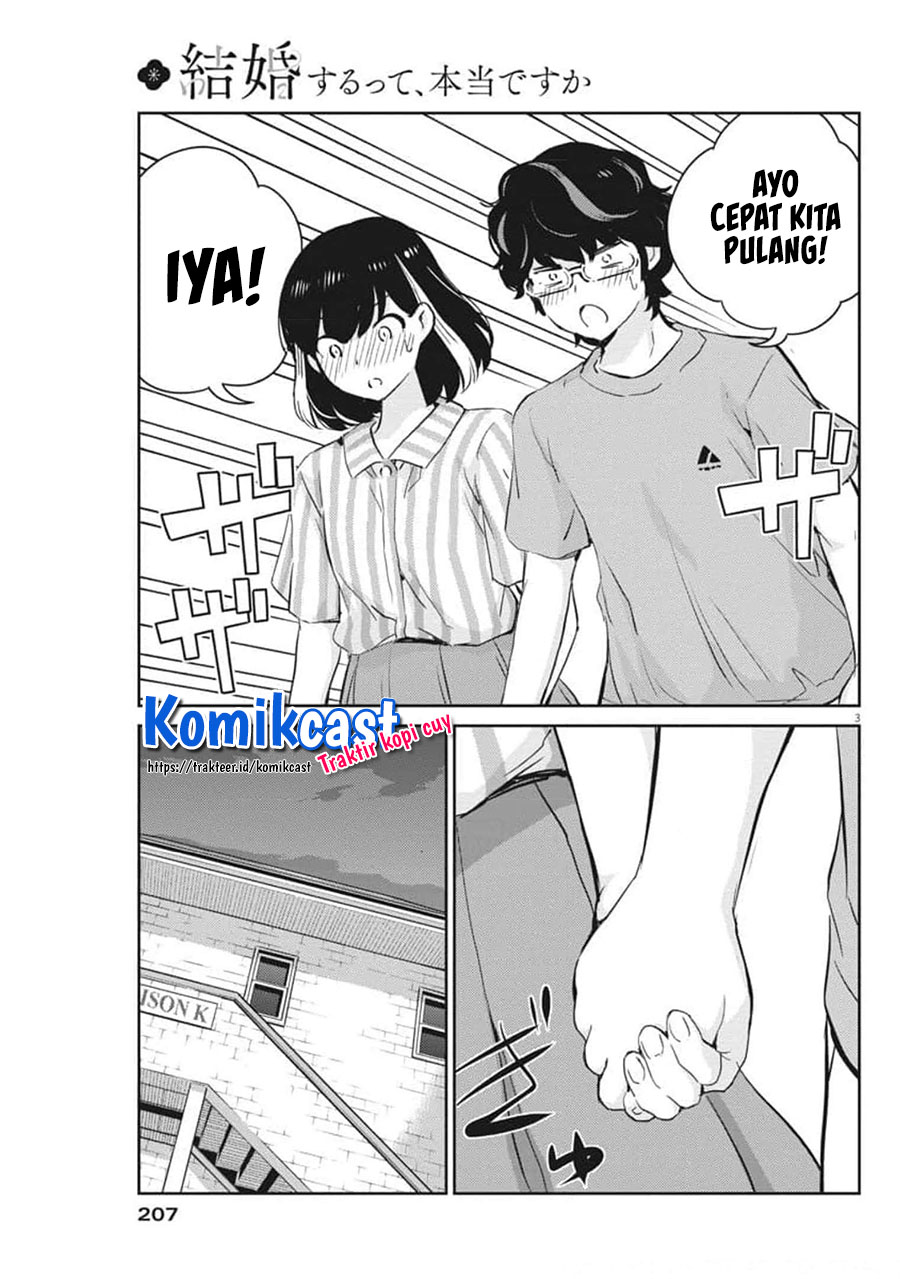 Kekkon Surutte, Hontou Desu ka? Chapter 61 Gambar 5